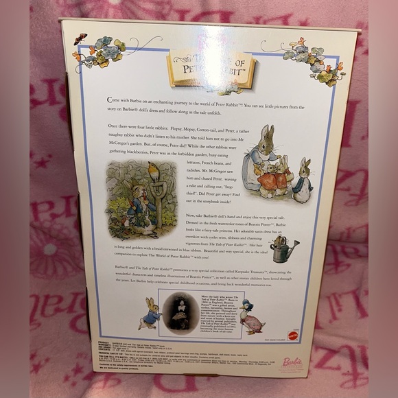 1997 Barbie and The Tale of Peter Rabbit doll #19360 Vintage - Picture 4 of 5